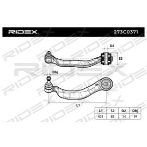 Control Trailing Arm - RIDEX 273C0371