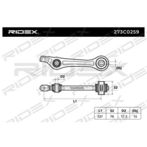 Control Trailing Arm - RIDEX 273C0259