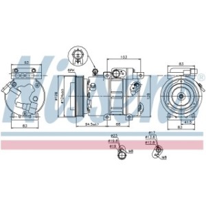 Compressor - Nissens 89285
