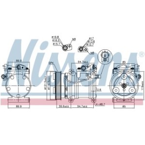 Compressor - Nissens 89294