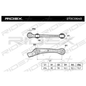 Control Trailing Arm - RIDEX 273C0640