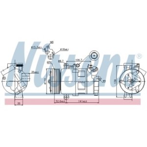 Compressor - Nissens 89307