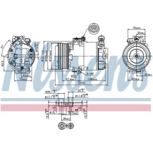 Compressor - Nissens 89322