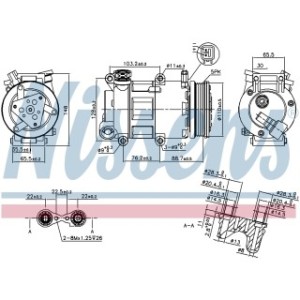 Compressor - Nissens 89327