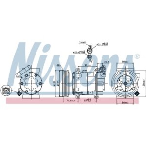 Compressor - Nissens 89332