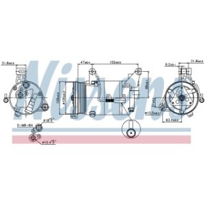 Compressor - Nissens 89340