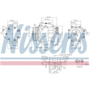 Compressor - Nissens 89347