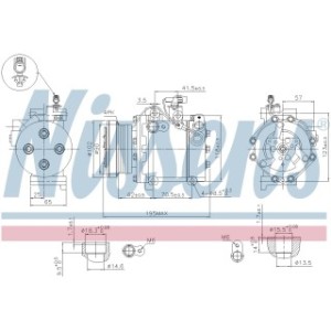 Compressor - Nissens 89349
