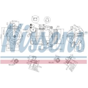 Compressor - Nissens 89350