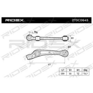 Control Trailing Arm - RIDEX 273C0645