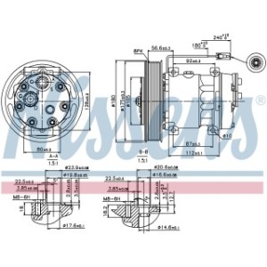 Compressor - Nissens 89353