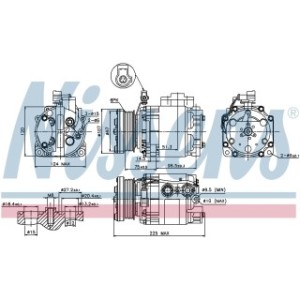 Compressor - Nissens 89354