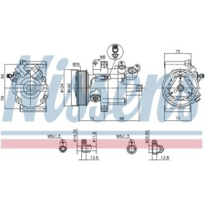 Compressor - Nissens 89399