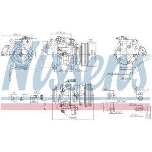 Compressor - Nissens 89433
