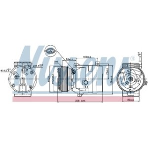 Compressor - Nissens 89435