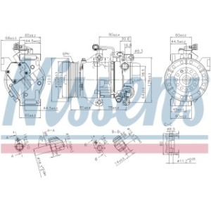 Compressor - Nissens 89443