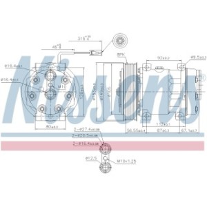 Compressor - Nissens 89458