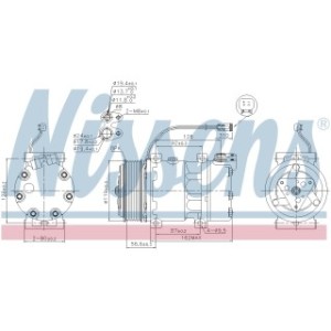 Compressor - Nissens 89476