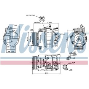 Compressor - Nissens 89520