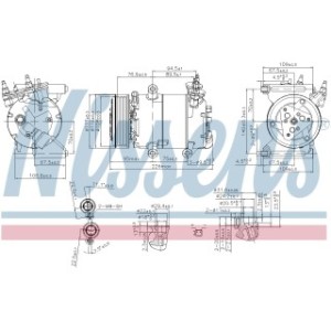 Compressor - Nissens 89571