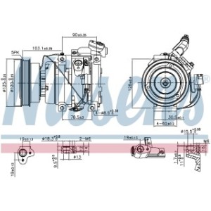 Compressor - Nissens 89576