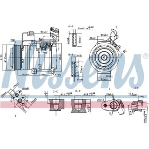Compressor - Nissens 89586