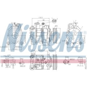 Compressor - Nissens 89593