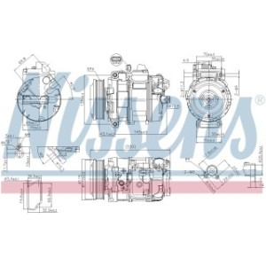 Compressor - Nissens 89599