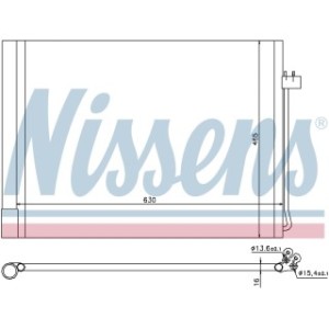 Condenser - Nissens 940058