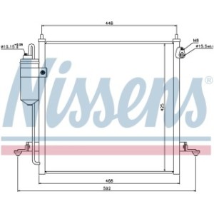 Condenser - Nissens 940068