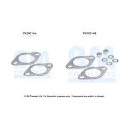 Exhaust Pipe Fitting Kit - BM Catalysts FK50314