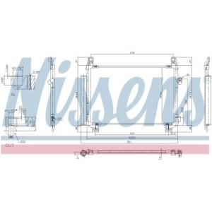 Condenser - Nissens 940085