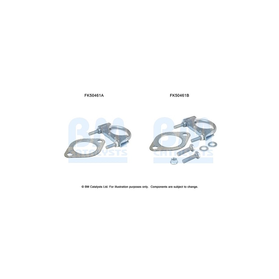 Exhaust Pipe Fitting Kit - BM Catalysts FK50461