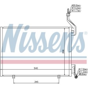 Condenser - Nissens 940107