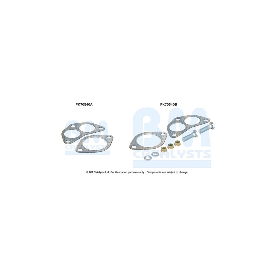 Exhaust Pipe Fitting Kit - BM Catalysts FK70540