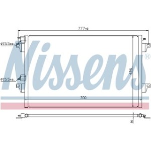 Condenser - Nissens 940153