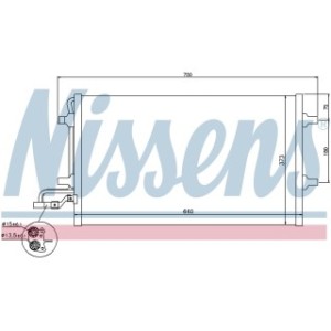 Condenser - Nissens 940154