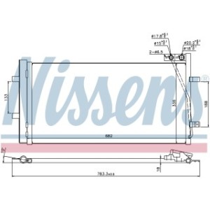 Condenser - Nissens 940255