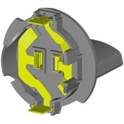 Headlight Bulb Socket For VW - HELLA 9FF 247 322-001