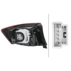 Combination Rear Light For SKODA - HELLA 9EL 354 856-021