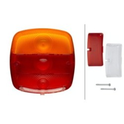 Combination Rear Light Lens - HELLA 9EL 146 491-001