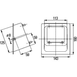 Worklight Housing - HELLA 9BG 990 353-001