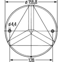 Reflector - HELLA 8RA 343 220-017