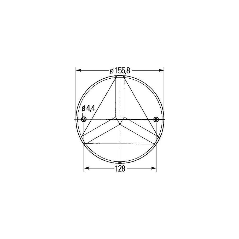Reflector - HELLA 8RA 343 220-017