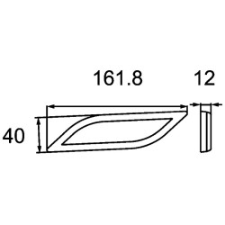Reflector - HELLA 8RA 013 347-031