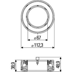 Reflector - HELLA 8RA 009 362-001