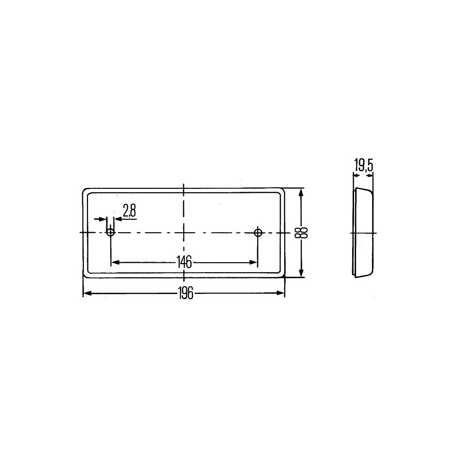 Reflector - HELLA 8RA 003 734-101