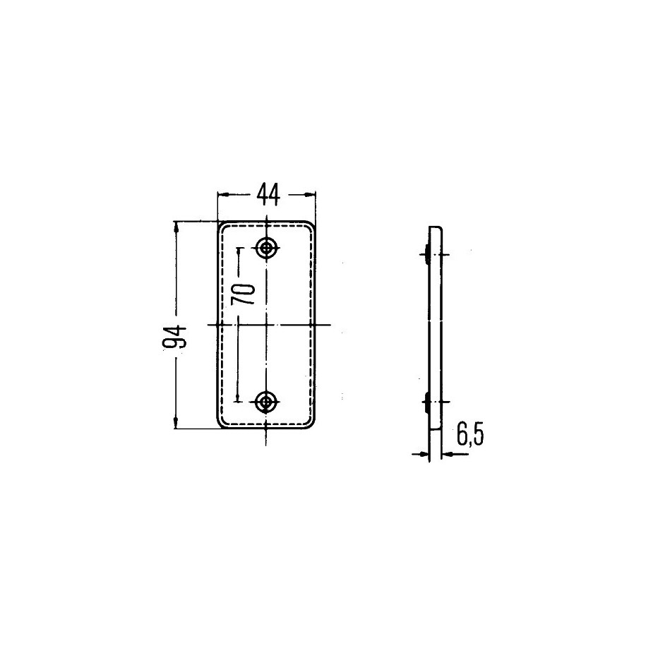 Reflector For MERCEDES BENZ - HELLA 8RA 003 326-011