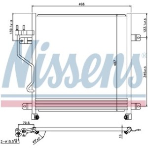 Condenser - Nissens 940323