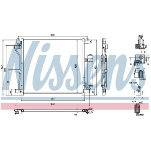 Condenser - Nissens 940337